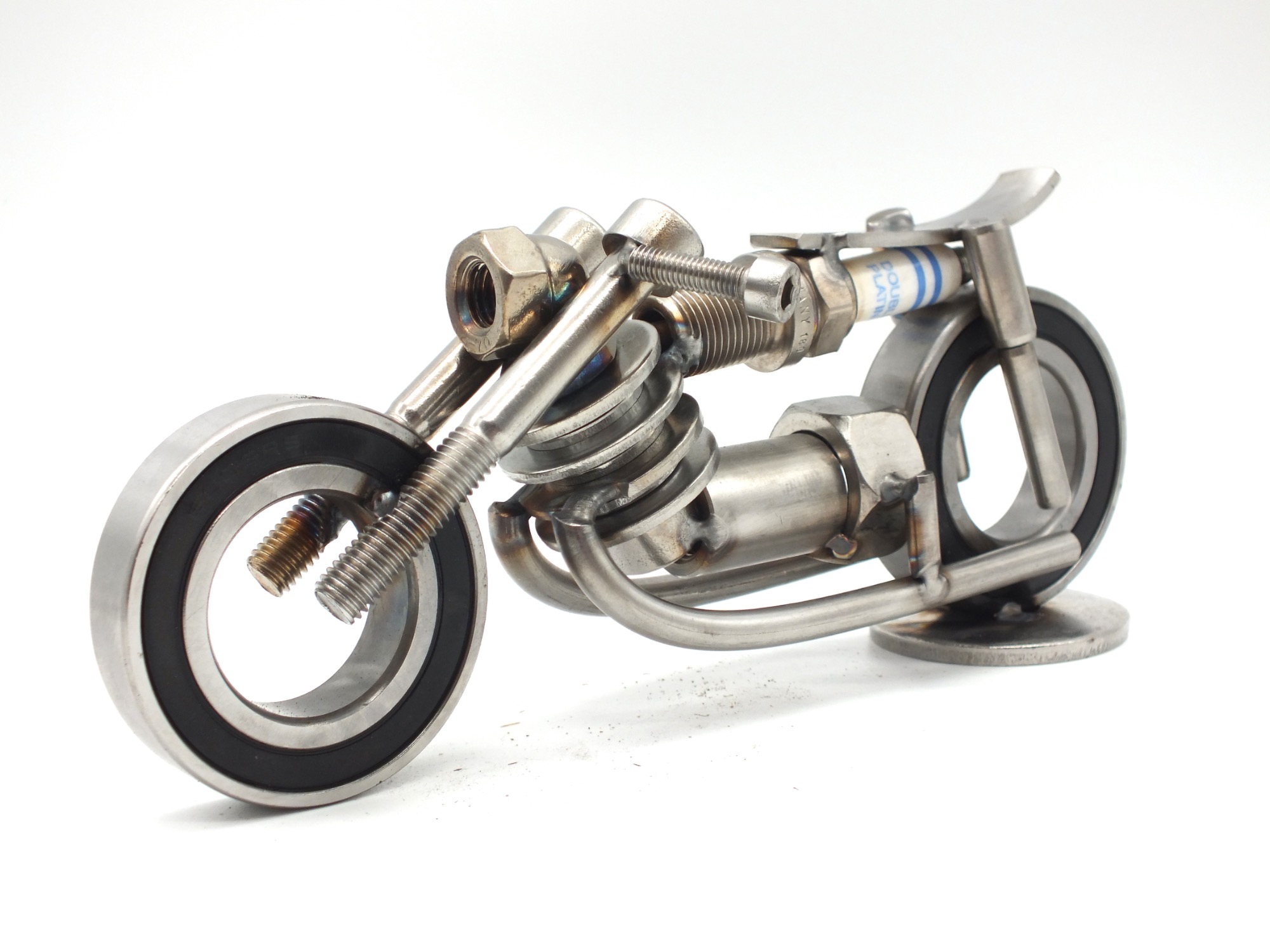 Motorrad Modell Handgemachtes Zündkerzen Motorrad , Caferacer