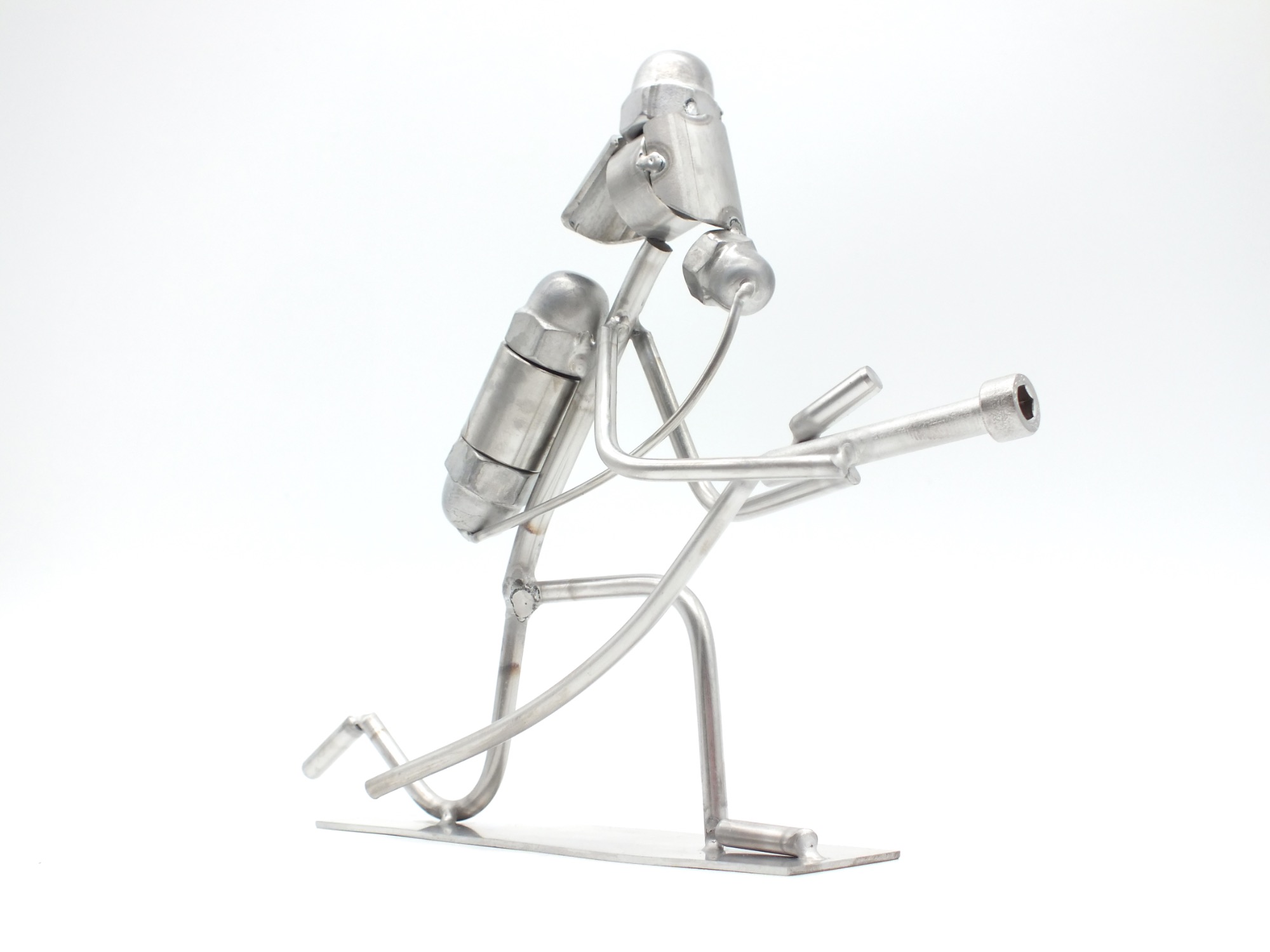 Edelstahl Feuerwehrmann Feuerwehrmann Edelstahl Angriffstrupp