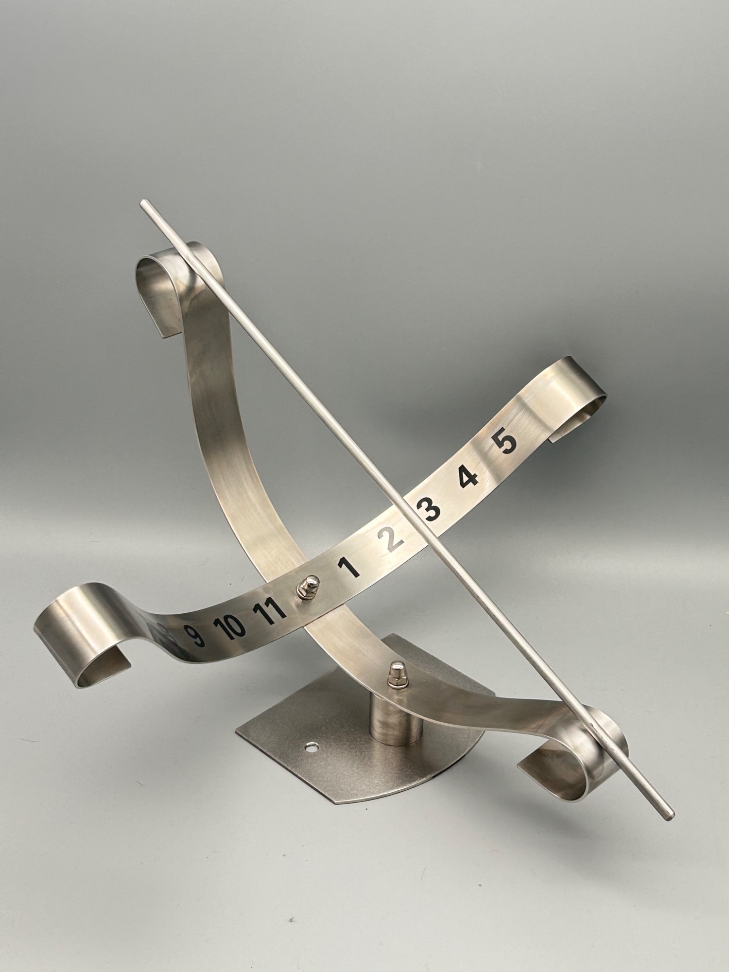 Edelstahl Sonnenuhr Edelstahl Sonnenuhr Groß